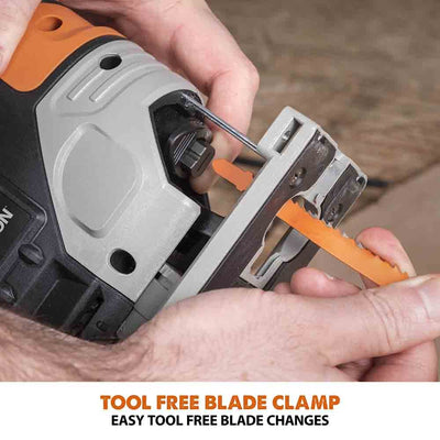 Evolution R90JGS-Li Cordless 18v Li-Ion EXT Jigsaw With Multi-Material Blades