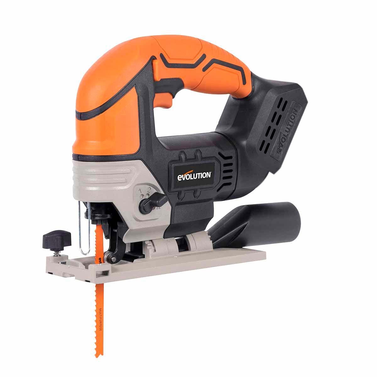 Evolution R90JGS-Li Cordless 18v Li-Ion EXT Jigsaw With Multi-Material Blades