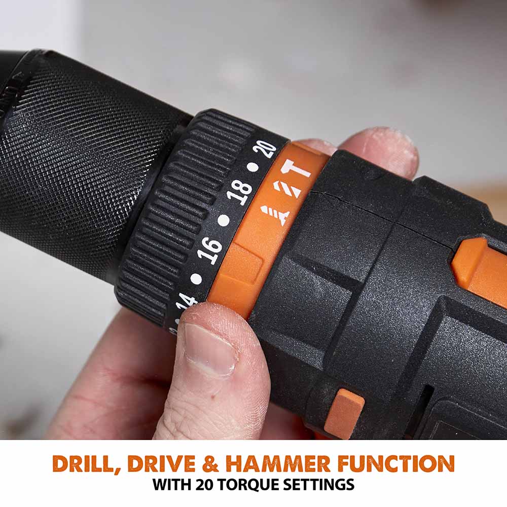 Evolution R13CMB-Li Cordless 18v Li-Ion EXT Combi Drill Driver
