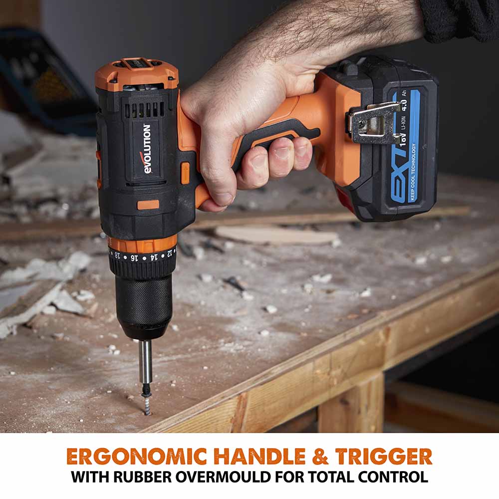 Evolution R13CMB-Li Cordless 18v Li-Ion EXT Combi Drill Driver
