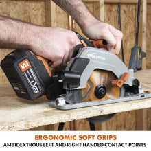 Evolution R165CCS-Li Cordless 18v Li-Ion EXT Circular Saw With 165mm TCT Multi-Material Cutting Blade