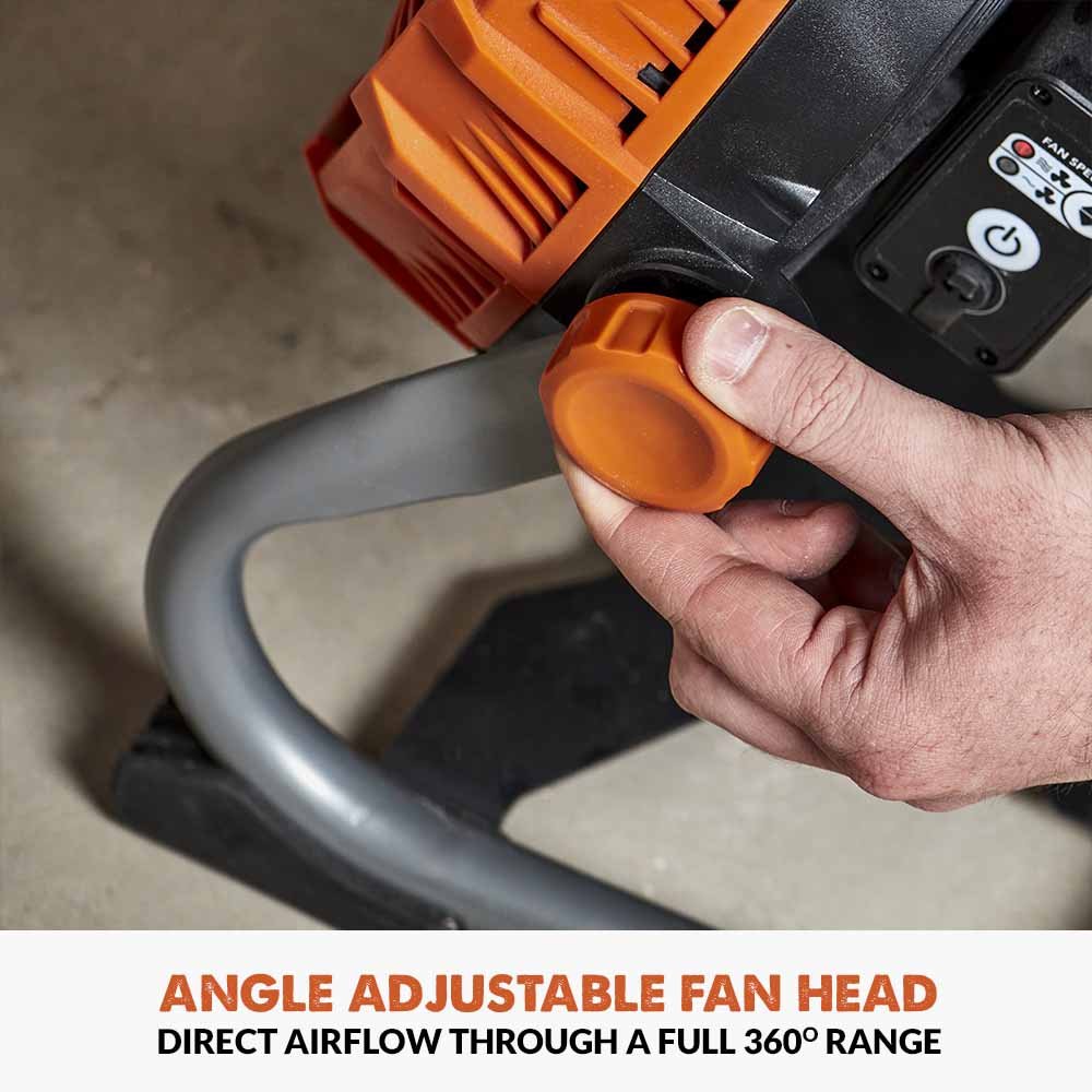 Evolution R240FAN-Li Cordless 18v Li-Ion EXT Work Fan