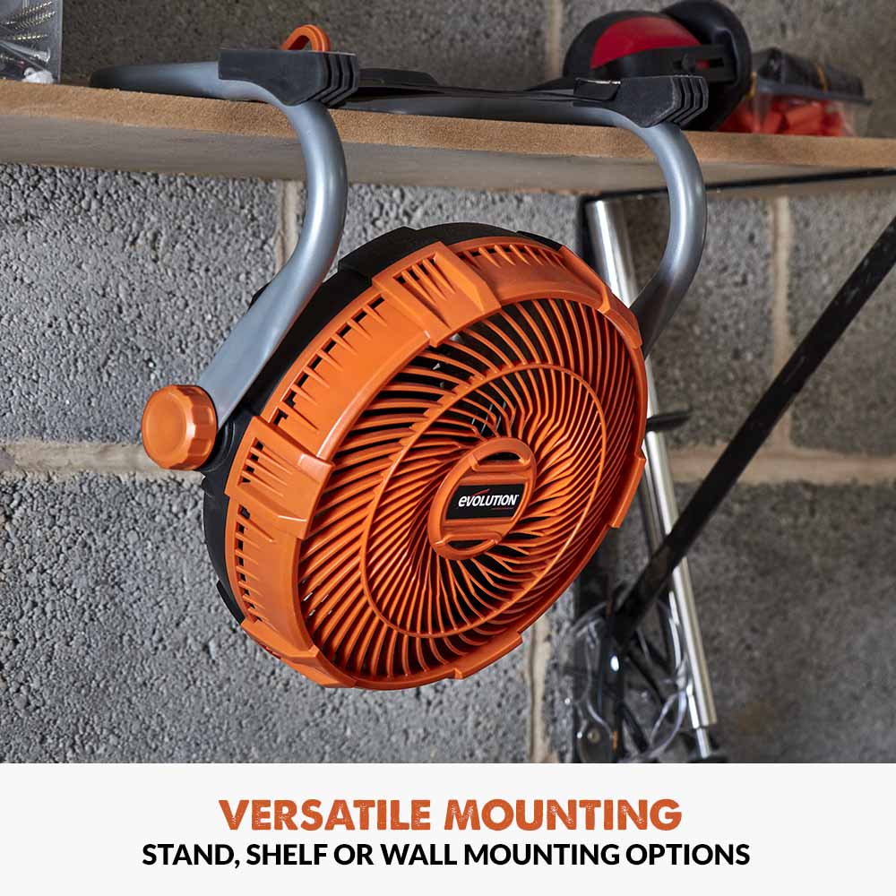 Evolution R240FAN-Li Cordless 18v Li-Ion EXT Work Fan