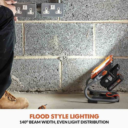 Evolution Cordless R2700WLT-Li Work Light 18v Li-Ion EXT - Evolution Power Tools UK
