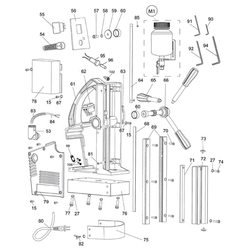 Evolution EVOMAG42 Spare Parts (Main Body) - Evolution Power Tools UK