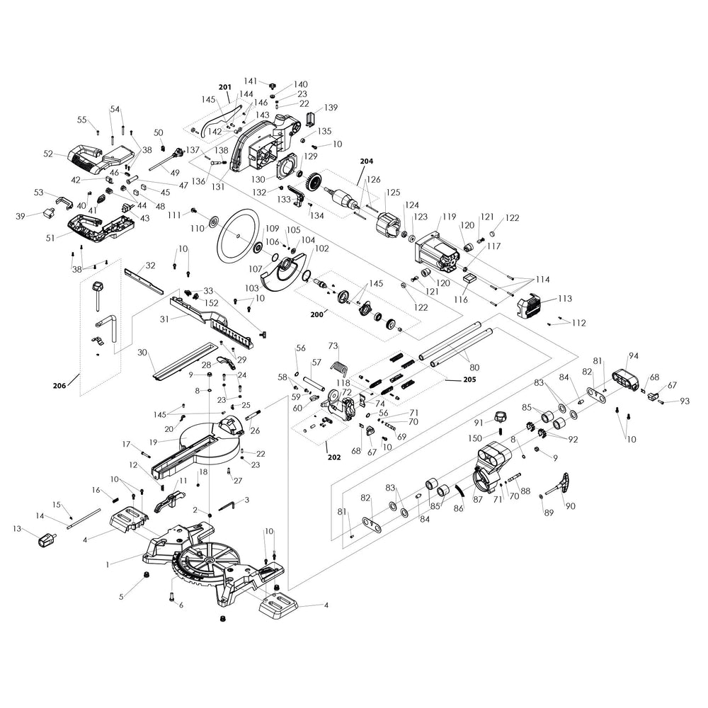 Evolution F255SMS Spare Parts - Evolution Power Tools UK