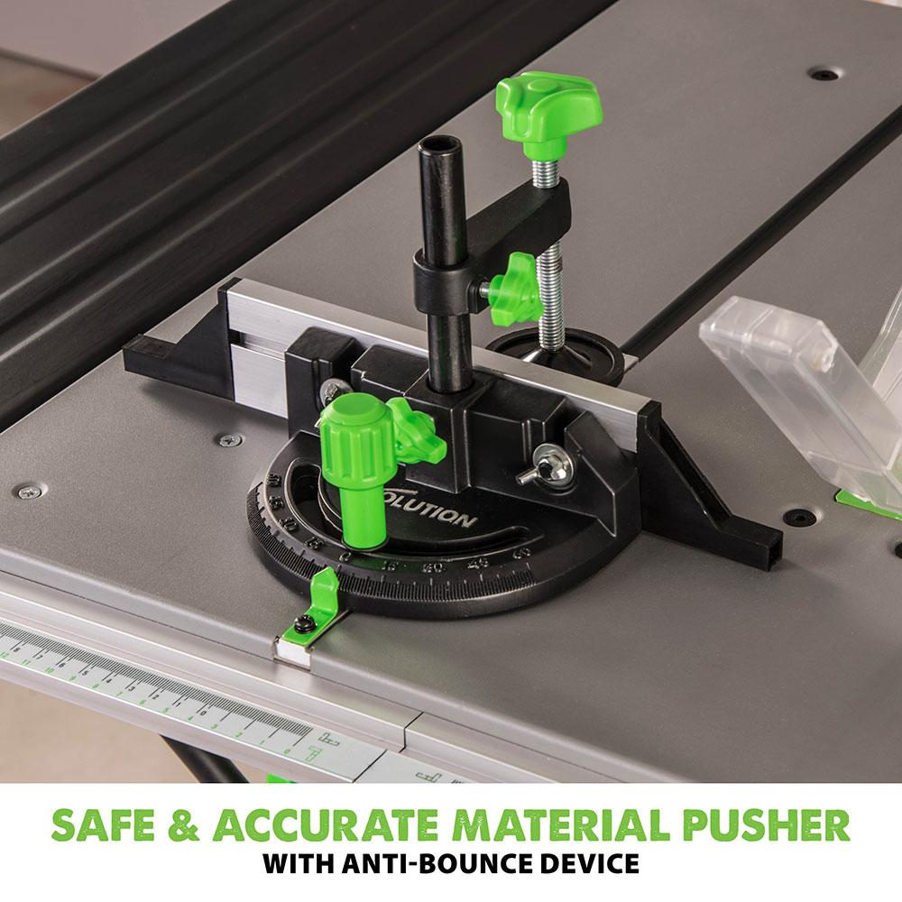 Evolution FURY5-S 255mm Table Saw Bundle With 60T Fine Wood And 28T Multi-Material Blades