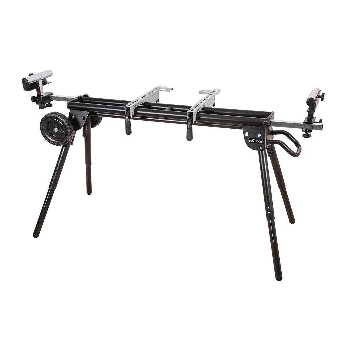 Evolution Mitre Saw Stand With Wheels and Universal Fittings