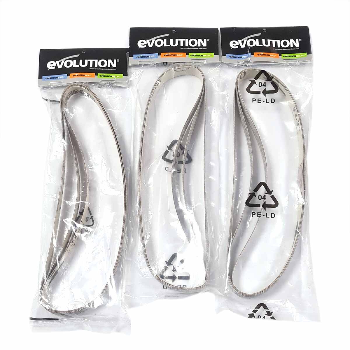 Evolution Precision File Sander Belts 3x3 Multipack (457mm)