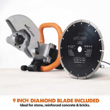 Evolution R230DCT Electric Disc Cutter/Concrete Saw with 230mm Diamond Blade
