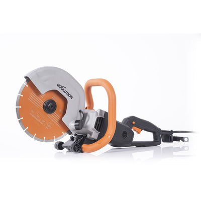 Scie à disque/à béton électrique Evolution R255DCT avec lame diamantée premium de 255 mm