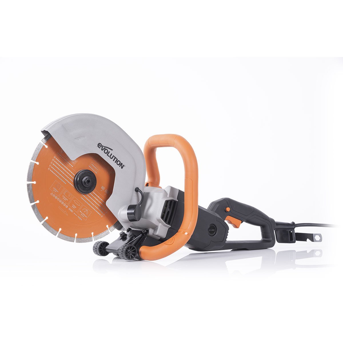 Scie à disque/à béton électrique Evolution R255DCT avec lame diamantée premium de 255 mm