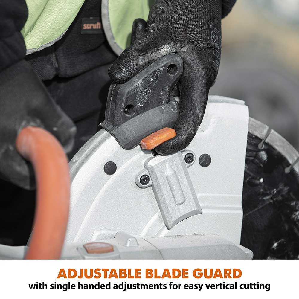 Scie à disque/à béton électrique Evolution R300DCT avec lame diamantée de 300 mm