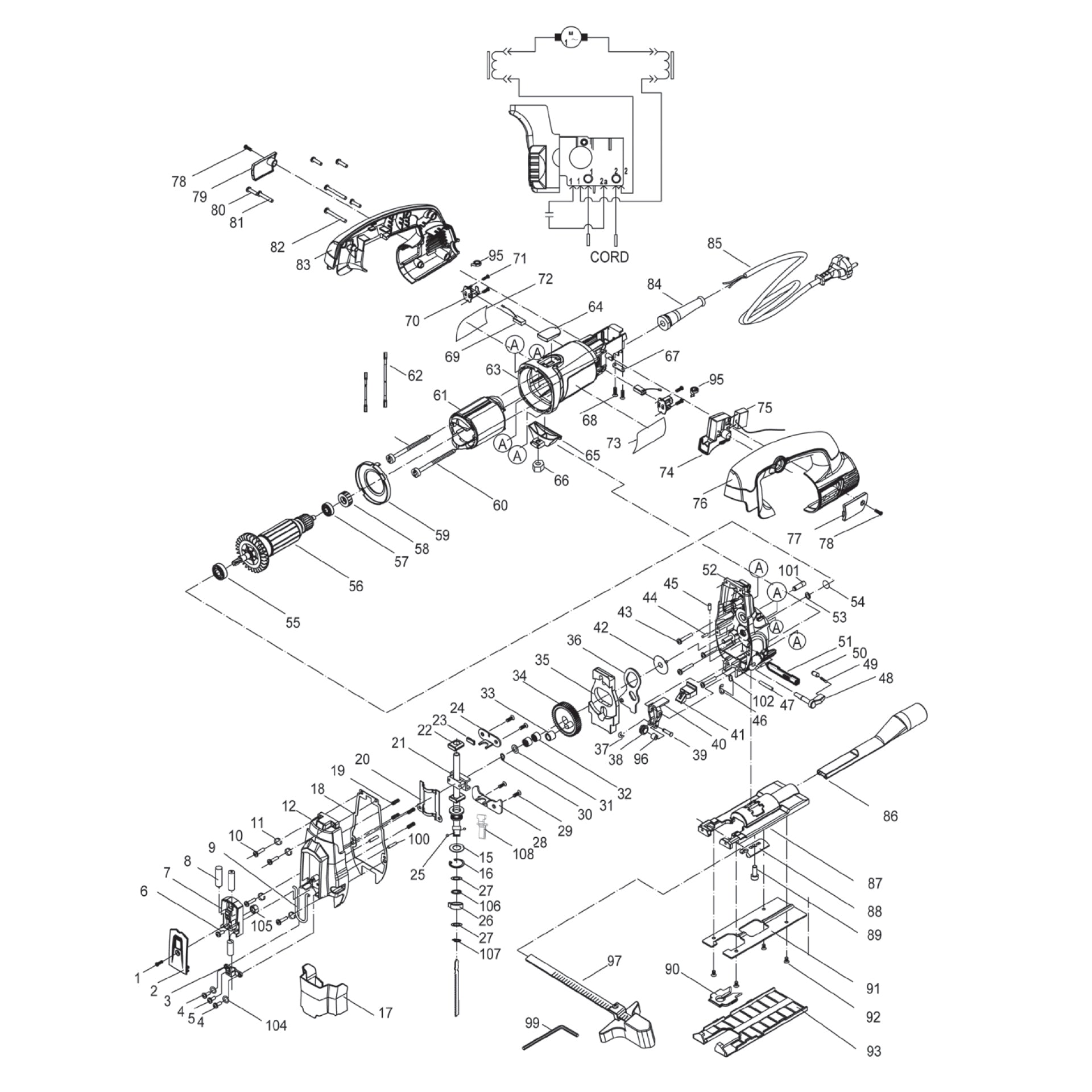 Evolution RAGE7-S Spare Parts