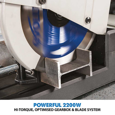 Ensemble scie à métaux Evolution S355CPS 355 mm et support pour scie à métaux