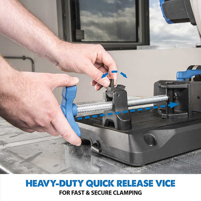 Ensemble scie à métaux Evolution S355CPS 355 mm et support pour scie à métaux