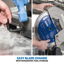 Evolution S355CPS 355mm Metal Cutting Chop Saw and Chop Saw Stand Bundle