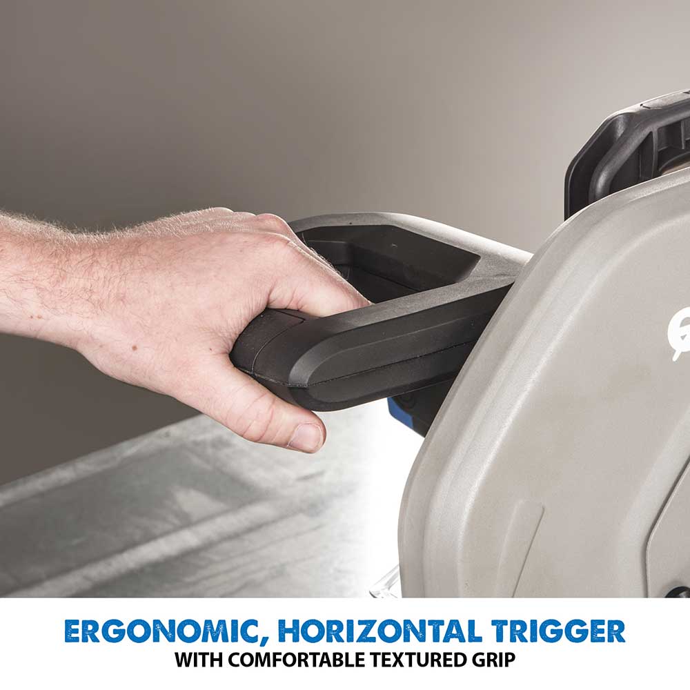 Evolution S355CPS 355mm Metal Cutting Chop Saw and Chop Saw Stand Bundle