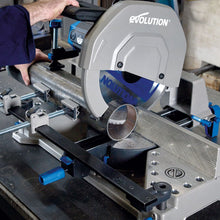 Evolution S355MCS Mitre/Chop Saw With 355mm TCT Mild Steel Cutting Blade