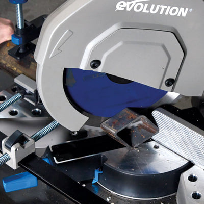 Evolution S355MCS Mitre/Chop Saw With 355mm TCT Mild Steel Cutting Blade