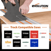 Evolution ST2800-G2 Universal 2.8m Circular Saw Track (2x 1400mm ) With Self-Aligning Connectors