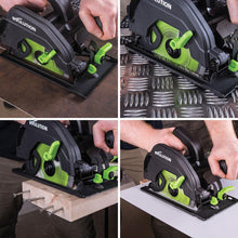 Evolution F165CCSL Circular Saw with 165mm TCT Multi-Material Cutting Blade