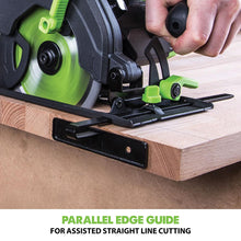 Evolution F165CCSL Circular Saw with 165mm TCT Multi-Material Cutting Blade