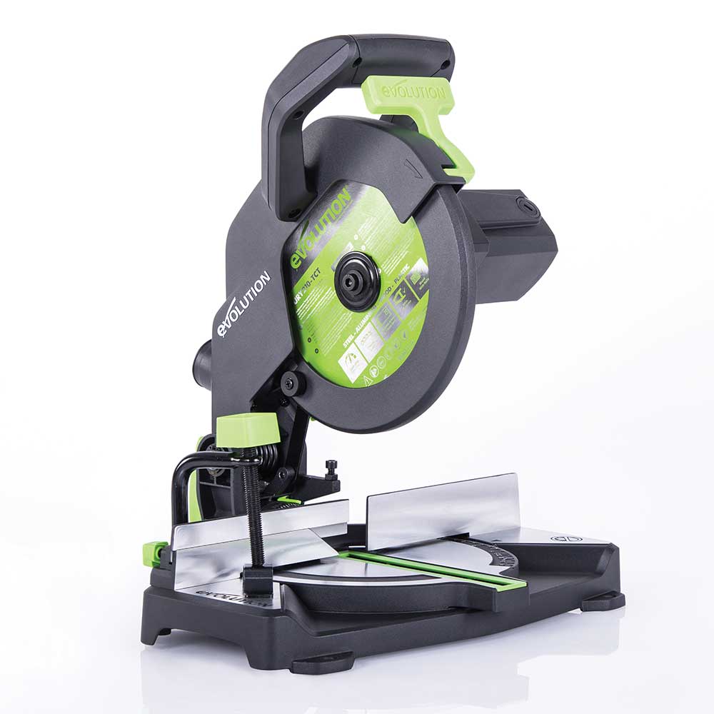 Evolution F210CMS (230V) Sliding Mitre Saw With 210mm Multi-Material Cutting Blade