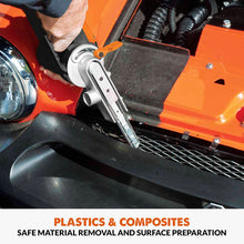 Ponceuse à bande mince Evolution avec 3 bandes abrasives