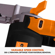 Ponceuse à bande mince Evolution avec 3 bandes abrasives