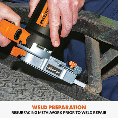 Ponceuse à bande mince Evolution avec 3 bandes abrasives