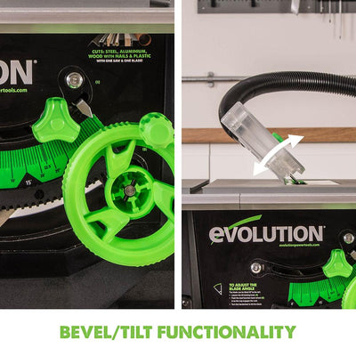 Evolution FURY5-S (230V) Table Saw With 255mm Multi-Material Cutting Blade