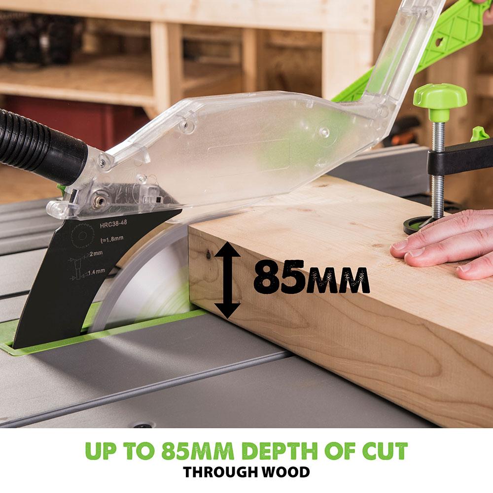 Evolution FURY5-S (230V) Table Saw With 255mm Multi-Material Cutting Blade