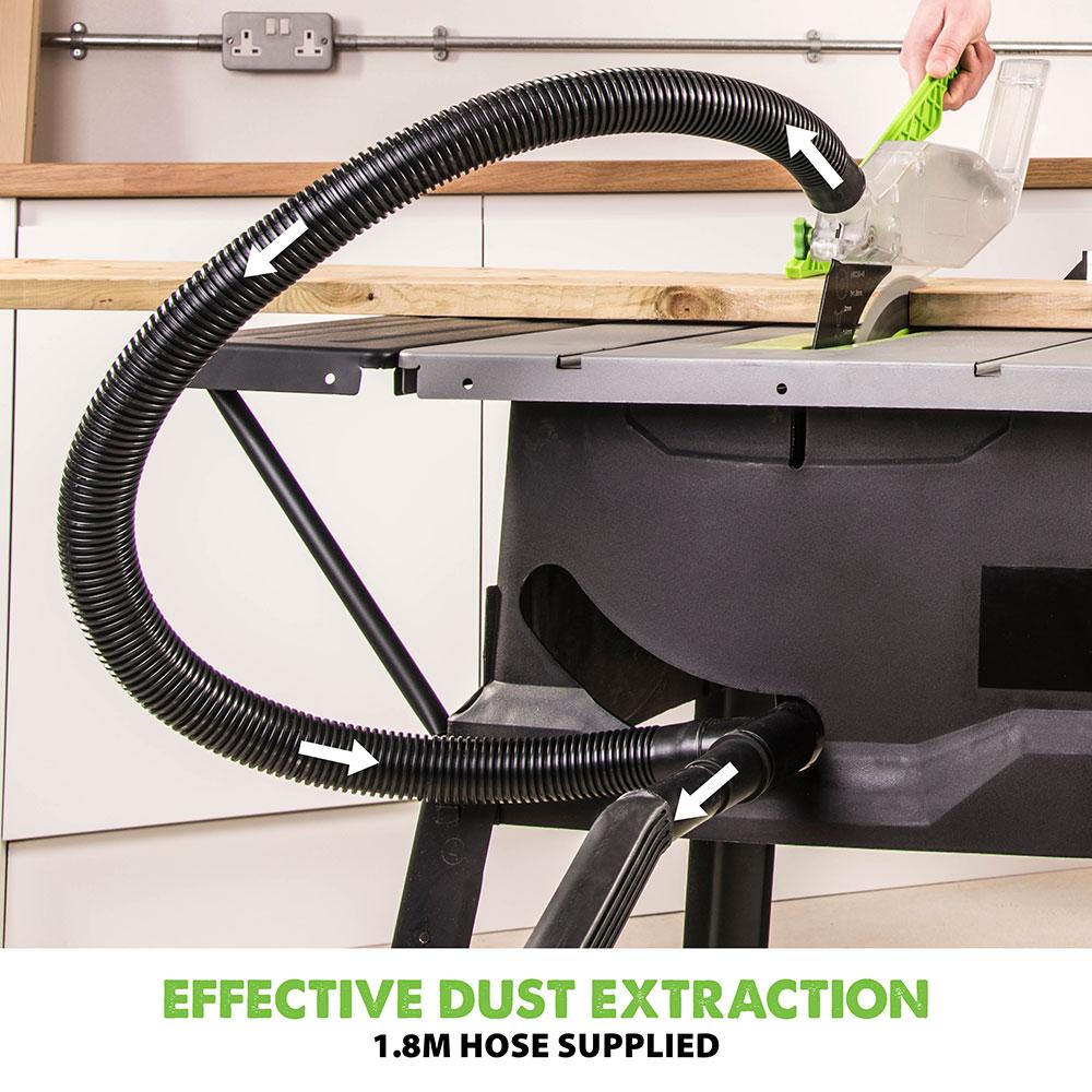 Evolution FURY5-S (230V) Table Saw With 255mm Multi-Material Cutting Blade