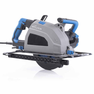 Evolution S210CCS 210mm Heavy Duty Metal Cutting Circular Saw Track Adaptor & 1.4m 2-Piece Track Kit Bundle (2x700mm)