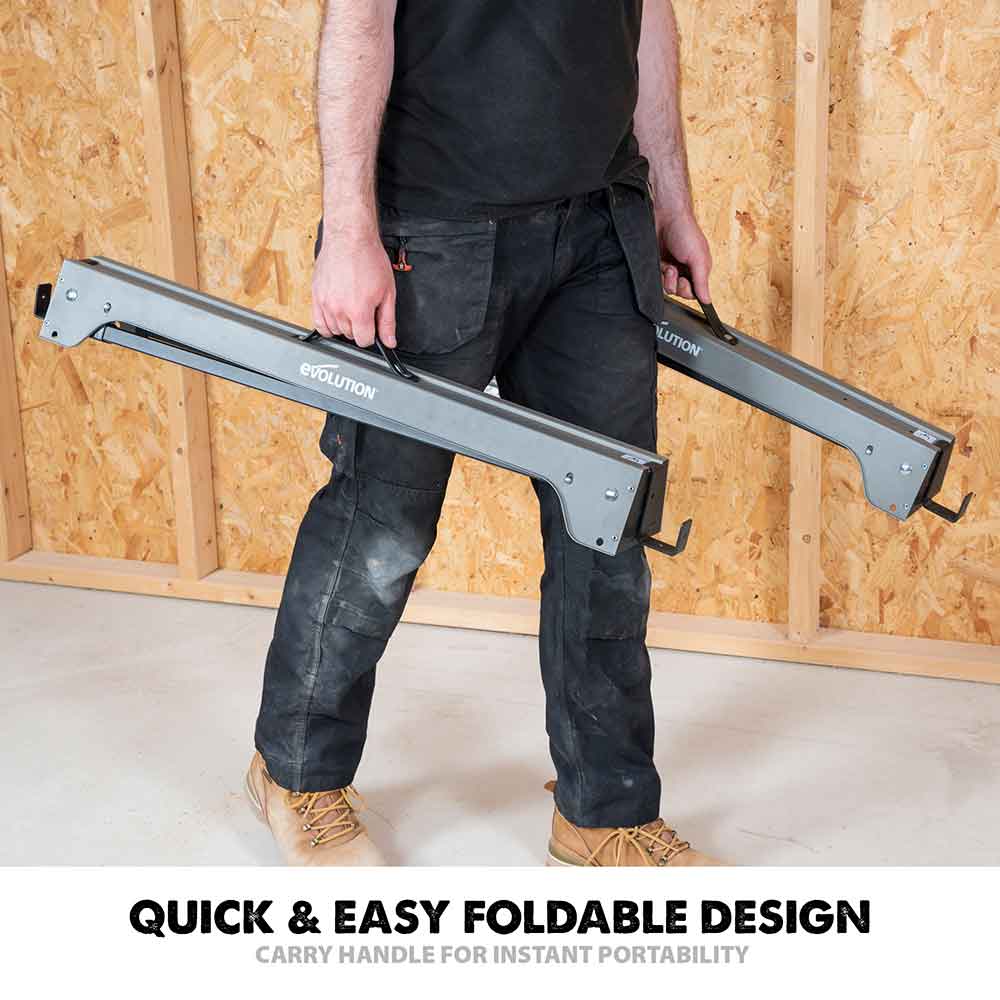 Evolution Metal Saw Horse With Folding Legs (Twin-Pack)