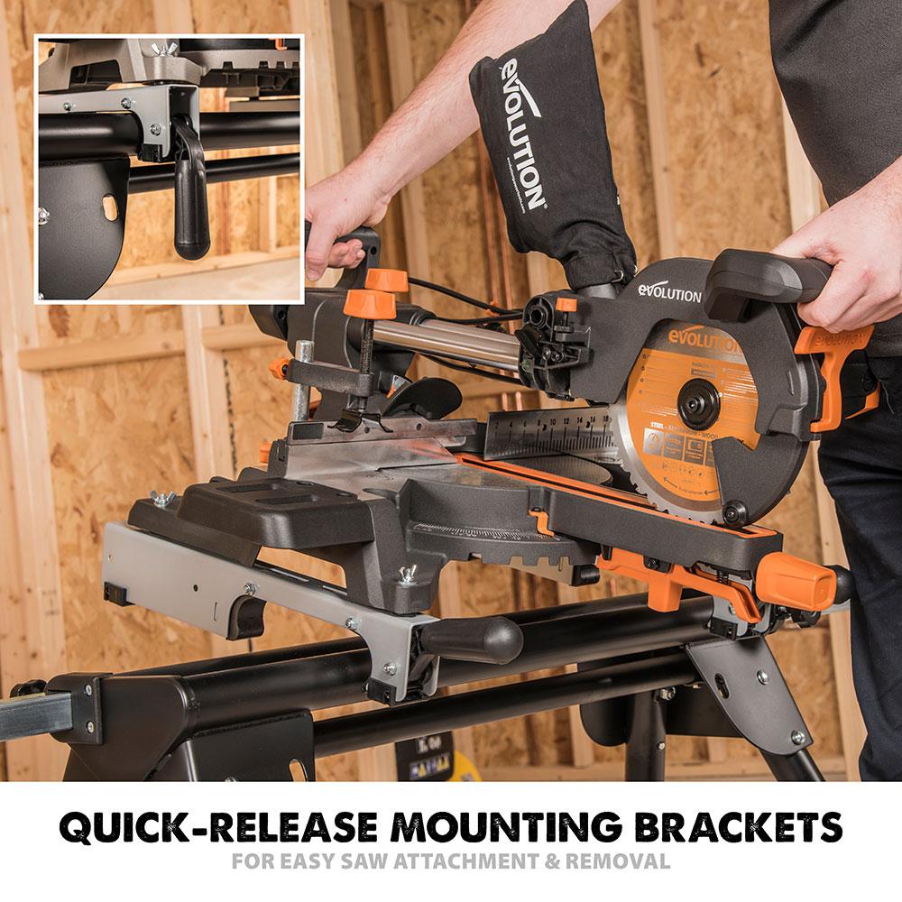 Evolution Mitre Saw Stand With Universal Fittings