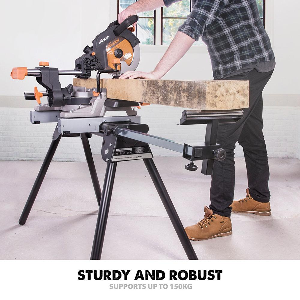 Evolution Mitre Saw Stand With Universal Fittings