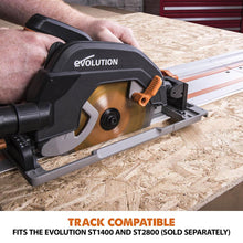 Evolution R185CCSX+ Circular Saw with 185mm TCT Multi-Material Cutting Blade
