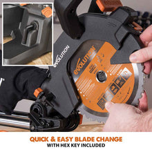 Evolution R185SMS+ (230V) Sliding Mitre Saw With 185mm Multi-Material Cutting Blade