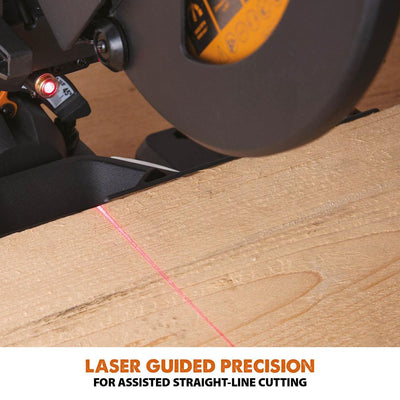 Evolution R210SMS+ (110-230V) Sliding Mitre Saw With 210mm Multi-Material Cutting Blade
