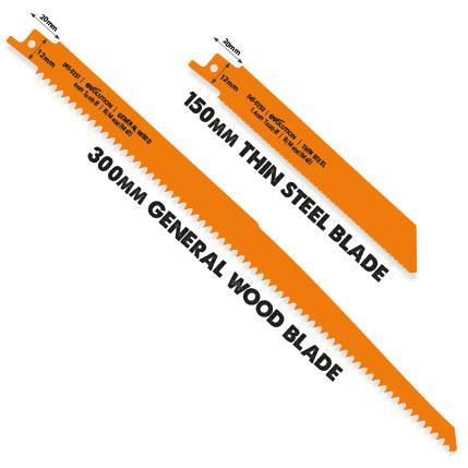 Evolution R230RCP (230V) Reciprocating Saw with 4 Blades