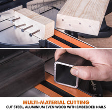 Evolution R255SMS+ (110-230V) Sliding Mitre Saw With 255mm Multi-Material Cutting Blade