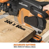 Evolution R255SMS+ (110-230V) Sliding Mitre Saw With 255mm Multi-Material Cutting Blade