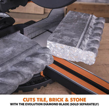 Evolution R255SMS+ (110-230V) Sliding Mitre Saw With 255mm Multi-Material Cutting Blade
