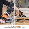 Evolution R255SMS-DB 255mm Double Bevel Sliding Mitre Saw With TCT Multi-Material Cutting Blade