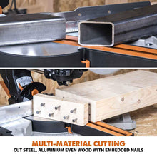 Evolution R255SMS-DB 255mm Double Bevel Sliding Mitre Saw With TCT Multi-Material Cutting Blade