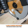 Evolution R255SMS-DB 255mm Double Bevel Sliding Mitre Saw With TCT Multi-Material Cutting Blade