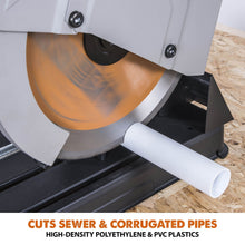 Evolution R355CPS Chop Saw with 355mm TCT Multi-Material Cutting Blade