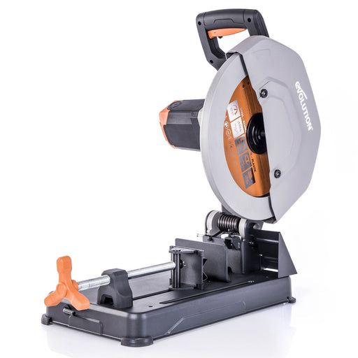 Evolution R355CPS Chop Saw with 355mm TCT Multi-Material Cutting Blade